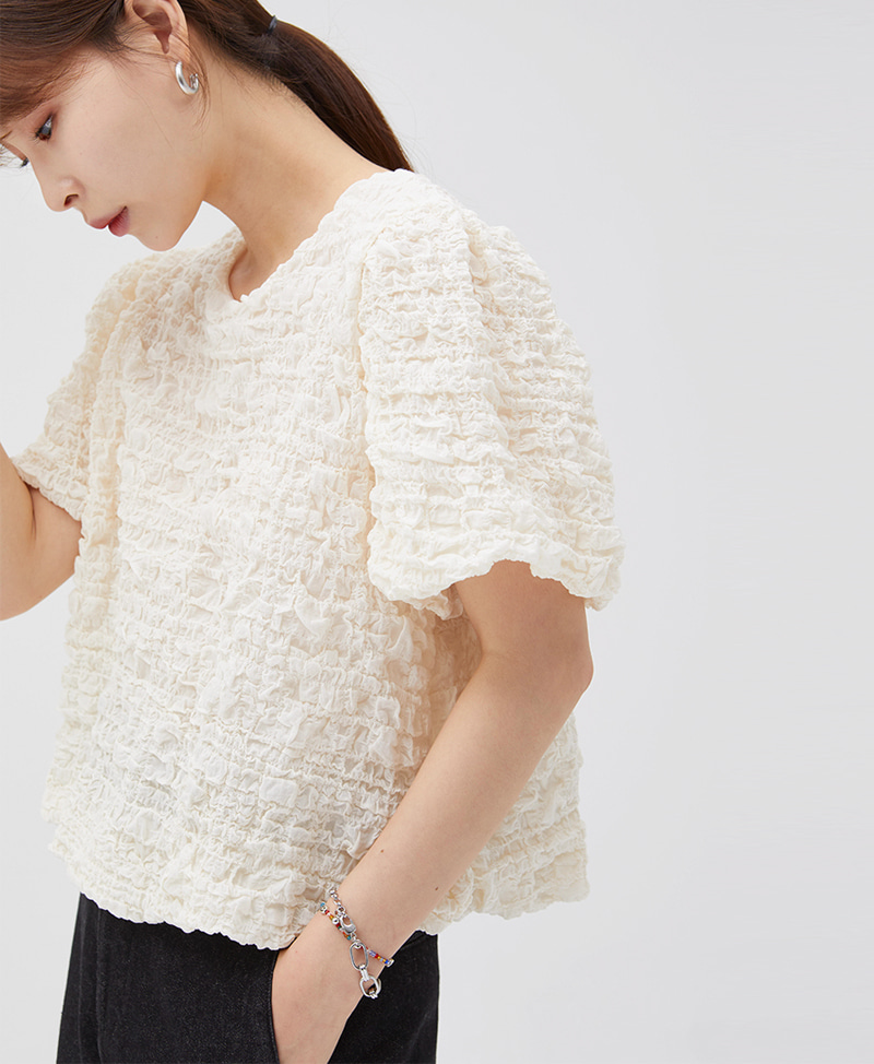 collective,콜렉티브,andy puff blouse (2color)