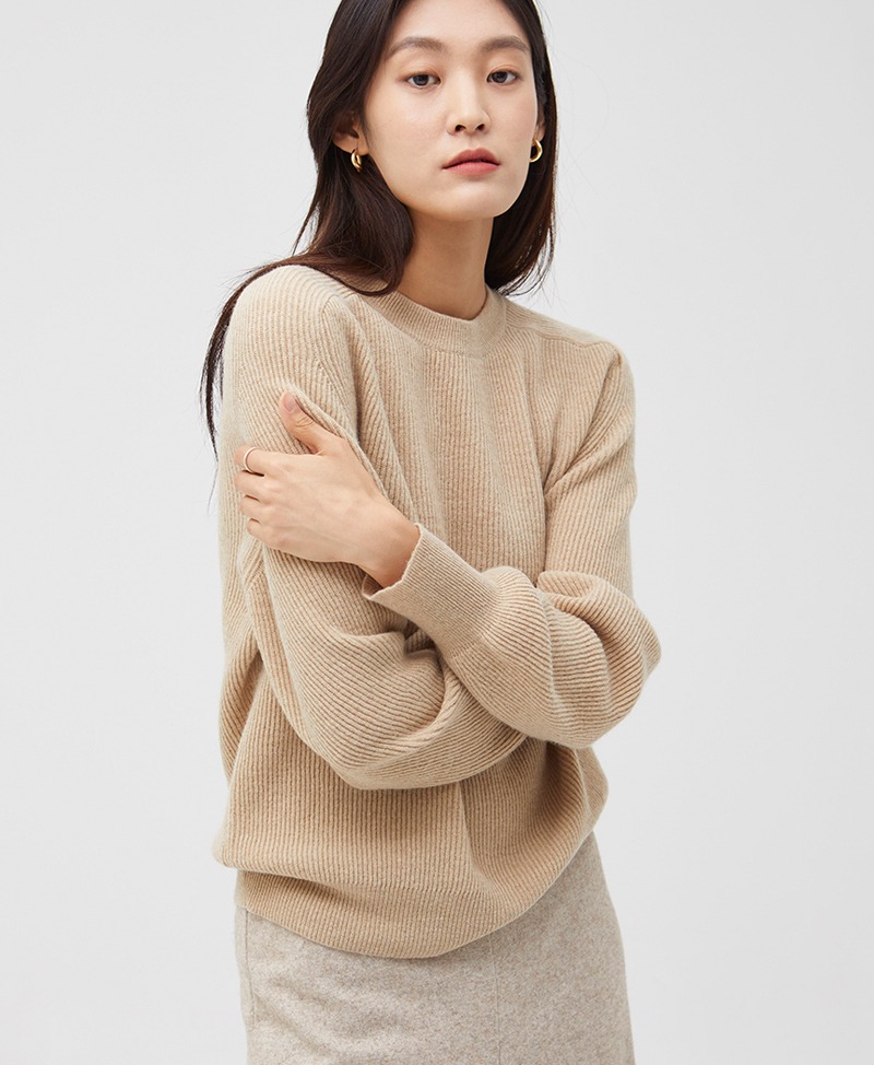 collective,콜렉티브,bow wool knit (2color)