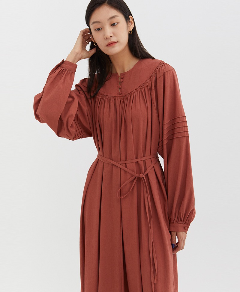 collective,콜렉티브,pin tuck maxi ops (3color)