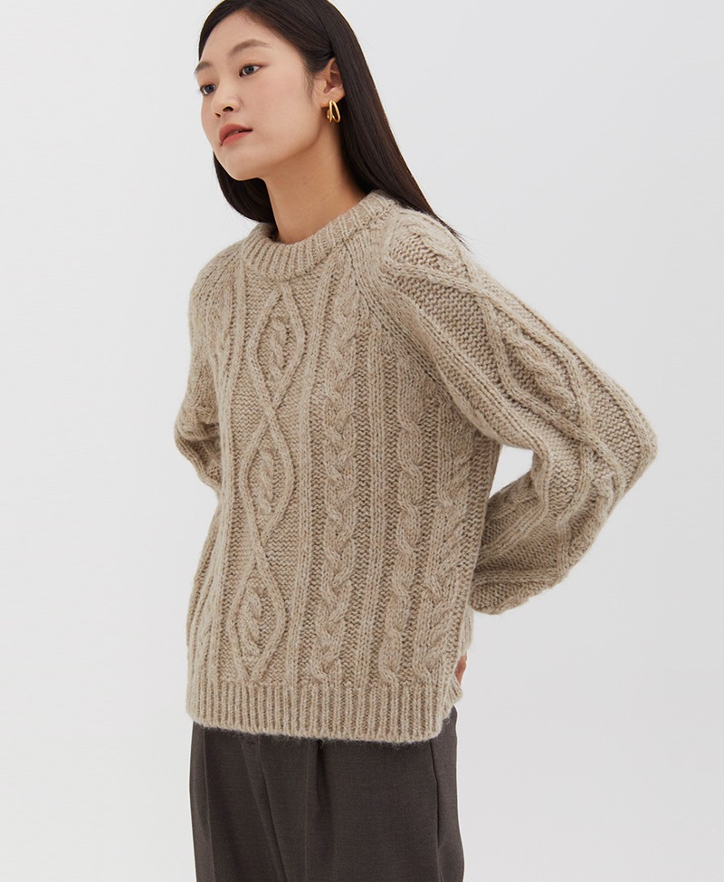 collective,콜렉티브,alpaca fisher knit (3color)